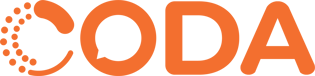 AYT CODA wordmark - orange